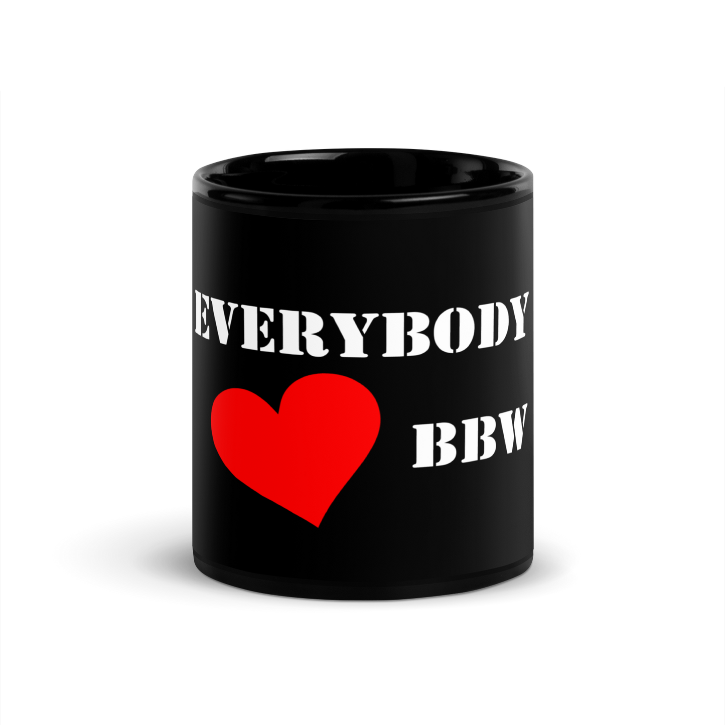 Black Glossy Mug