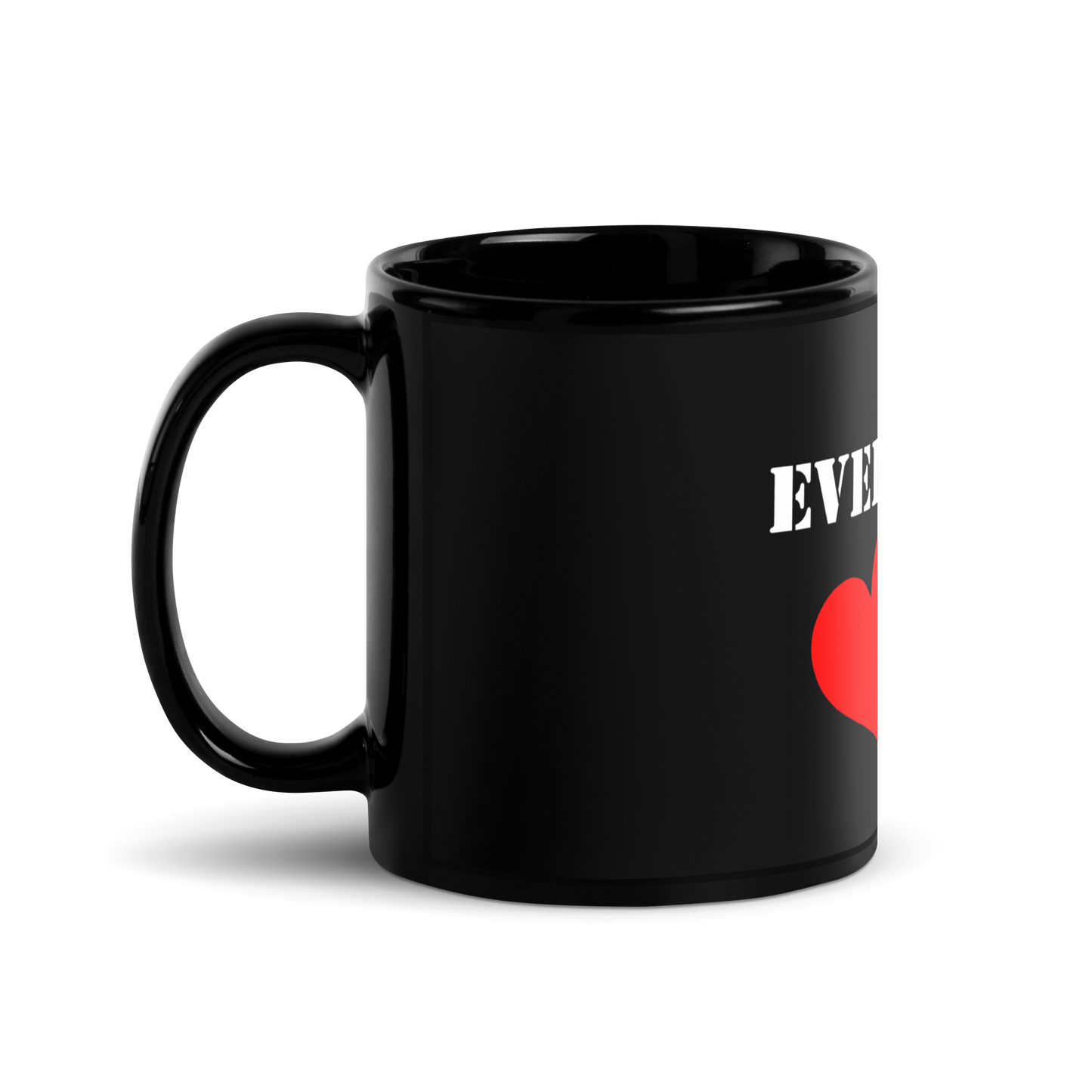 Black Glossy Mug