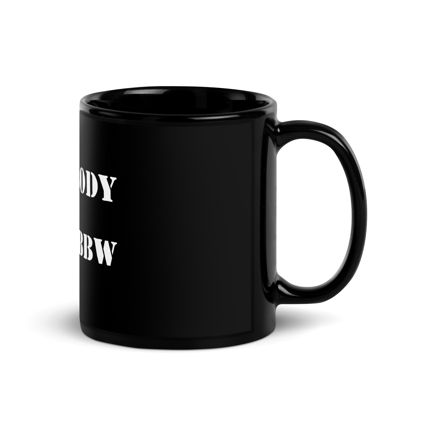 Black Glossy Mug