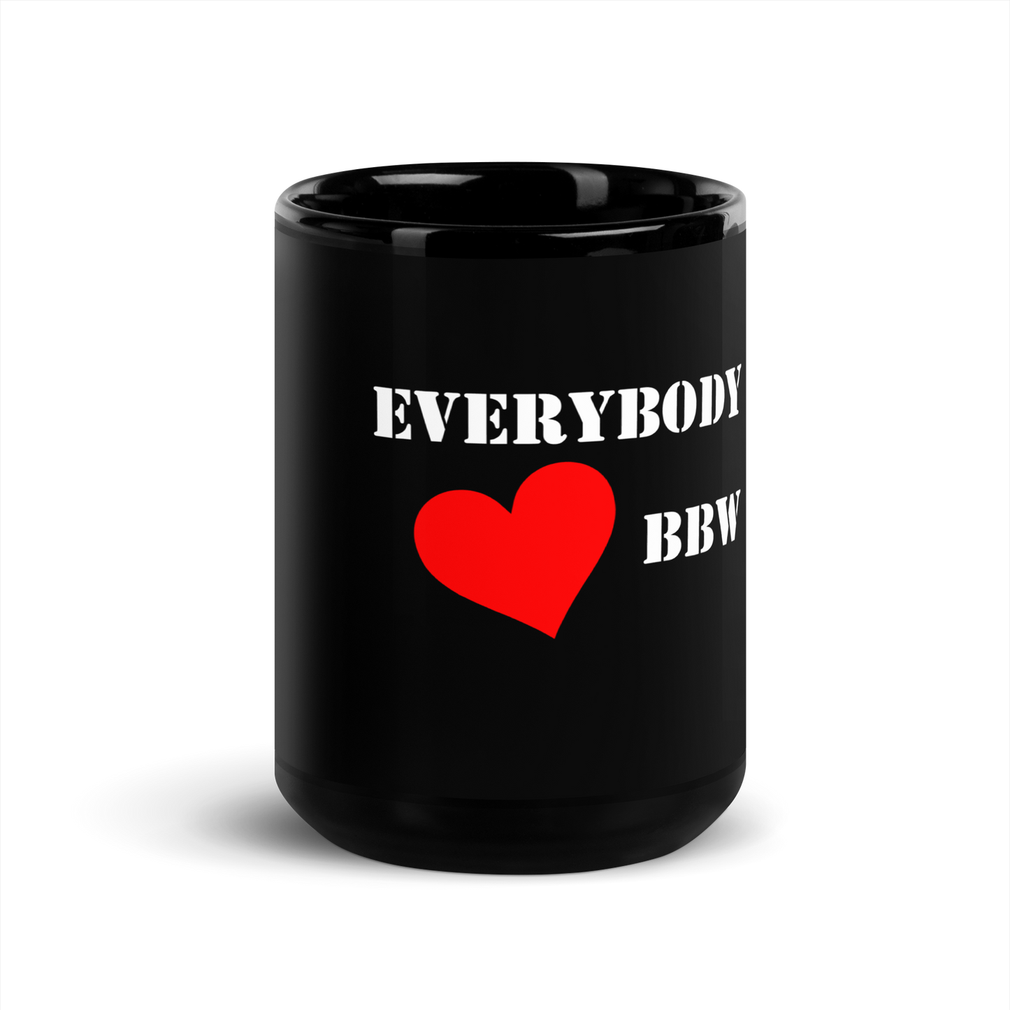 Black Glossy Mug