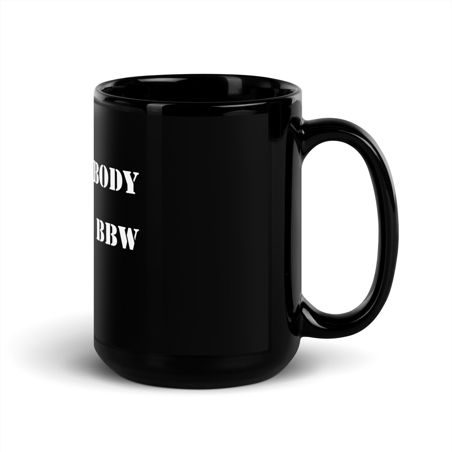 Black Glossy Mug
